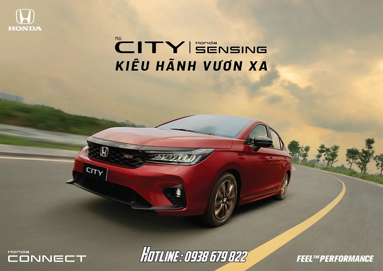 honda city rs màu đỏ